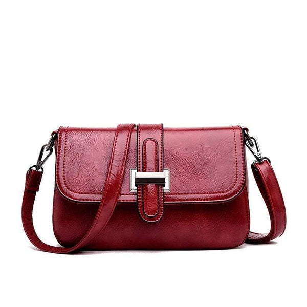 Vintage Women Flap Fashion Casual Real Leather Shoulder Bags Lady Crossbody Messenger Bag Elegant