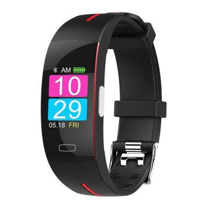 Planet Gates red Smart watchs PPG+ECG Accurate Heart Rate Monitor Blood Pressure Monitor Weather Report Bracelet pk Fitbits android IOS
