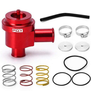 Planet Gates RED / SPAIN Aluminum Recirculate Diverter Valve Turbo BOV Boost For Volkswagen Golf Jetta 2000-2005 for Audi 1.8T 2.7T 1998-2006 JR-BOV04