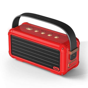 Planet Gates Red / Speaker 40W Superior Bass Portable Wireless Bluetooth Speaker Retro Design 6 Drivers For 25h Playtime Smart Home Decoration