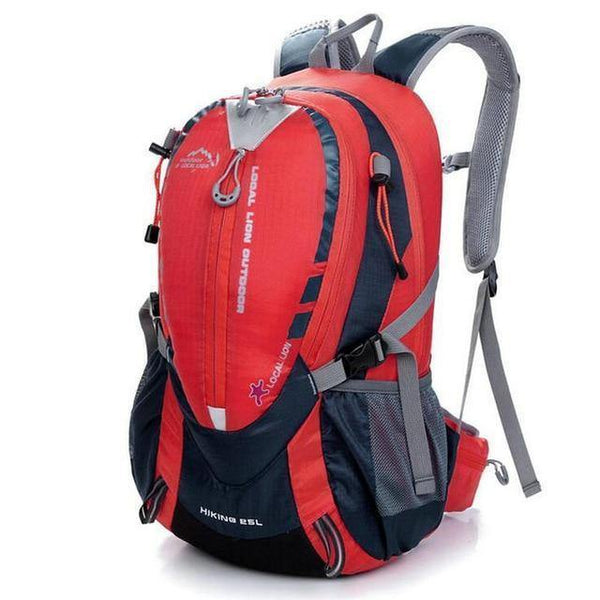 Planet Gates Red Sport Bike Bag 25L Waterproof Nylon Bicycle Riding Backpack Road Cycling Backpacks Men's Rucksacks Packsack Knapsack