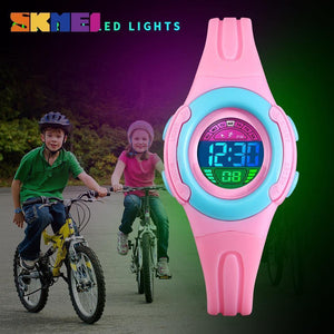 Planet Gates Red Sport Student Children Watch Kids Watches Boys Girls Clock Child LED Digital Wristwatch Electronic Wrist Watch Boy Girl