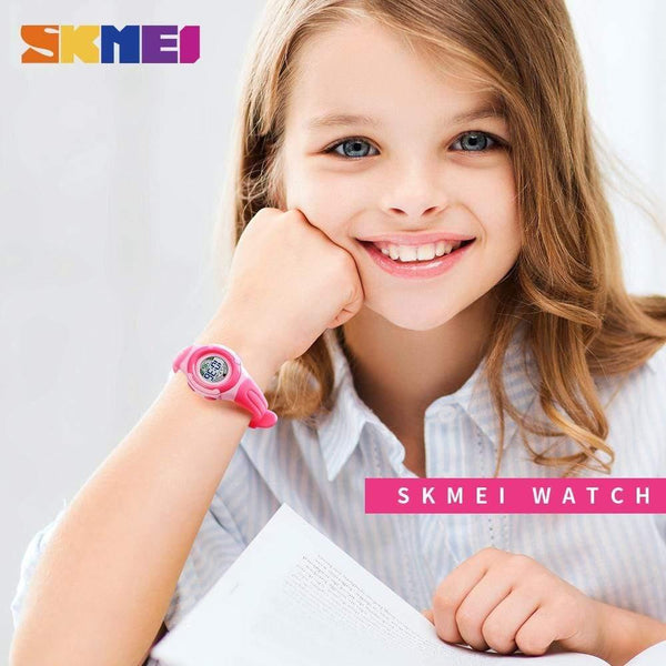 Planet Gates Red Sport Student Children Watch Kids Watches Boys Girls Clock Child LED Digital Wristwatch Electronic Wrist Watch Boy Girl
