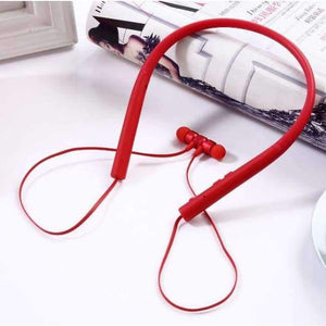 Planet Gates red Sports Earphone Bluetooth Headphone Sweat Proof Magnetic Earpiece Stereo Wireless Headset for Mobile Phone for iphone