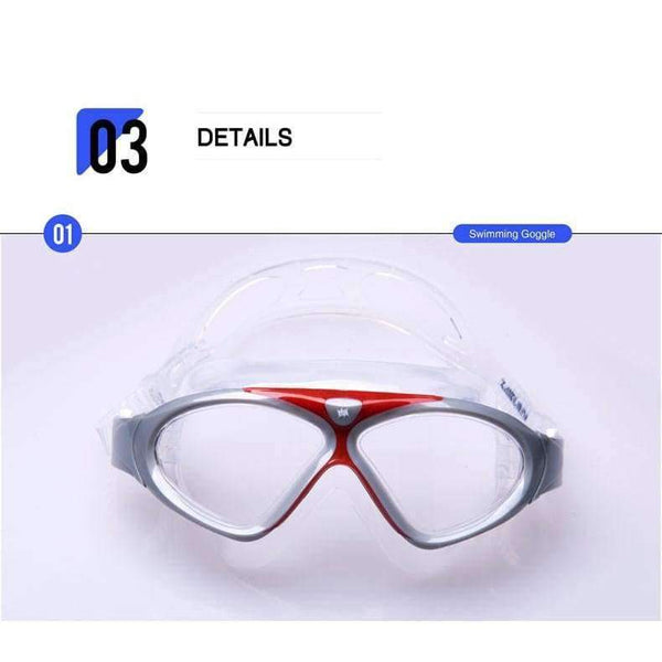 Planet Gates Red Swim New Professional Anti Fog and Anti UV Adult Swim Pool Water Eyeglasses Eyewear High Quality Swimming Goggles