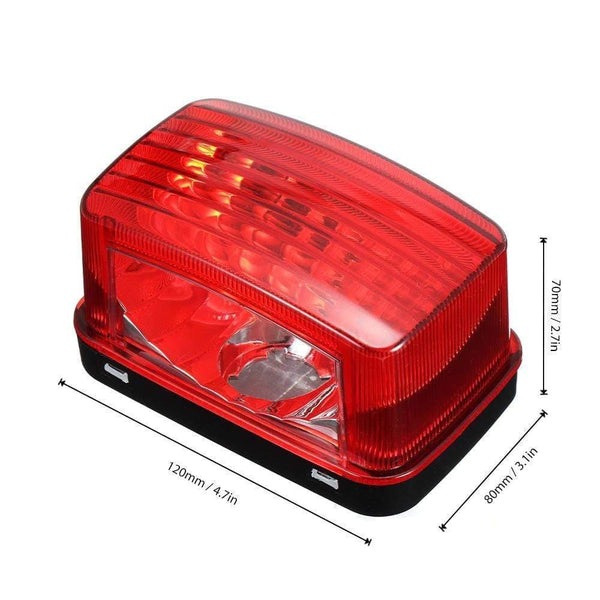 Planet Gates Red Tail Light Lens Cover Housing Shell for Yamaha Grizzly Big Bear Kodiak Wolverine Viking