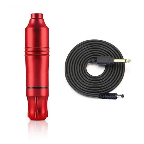 Planet Gates Red Tattoo Pen Tattoo Rotary Pen Professional Permanent Makeup Tattoo Machine for Tattoo Artists And Beginner Tattoo Studio Supplies