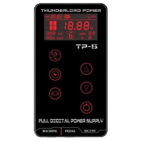 Planet Gates Red Tattoo Power Supply Tatuagem For Tattoo Machines Touch Screen Source TP-5 Digital LCD Makeup Dual Tattoo Power Supplies