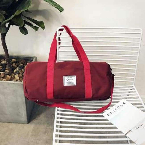 Planet Gates Red Top Quality Fitness Gym Sport Bags Men and Women Waterproof Sports Handbag Outdoor Travel Camping Multi-function Bag