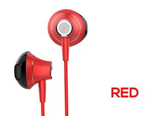 TOPK 3.5mm Heavy Bass Wired Earphone In-Ear Earphones With Mic Universal Comforted Earbud Volume Control Stereo Sport Headset - Planet Gates