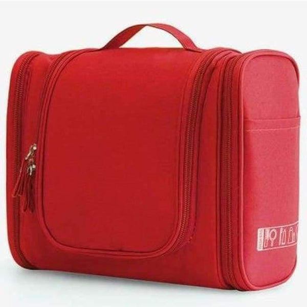 Planet Gates Red Travel Organizer Bag Unisex Women Cosmetic bag Hanging Travel Makeup bags Washing Toiletry kits storage Bags B1-06