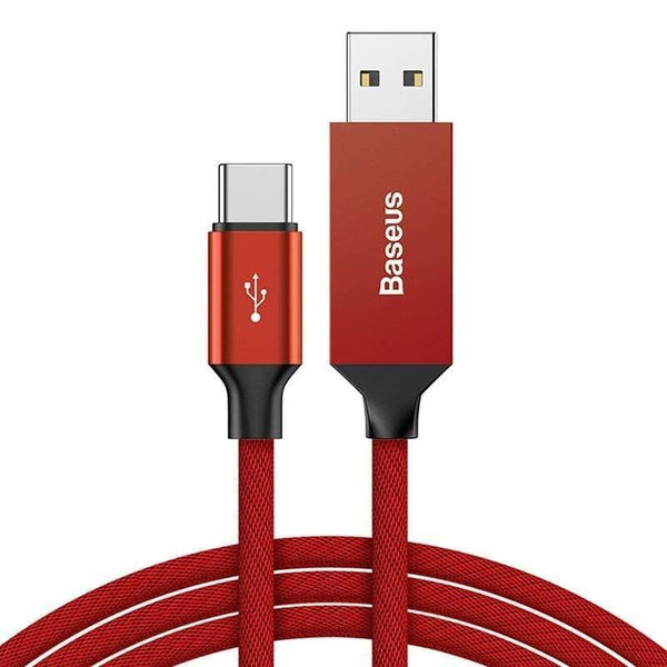 Baseus USB Type C Cable for Samsung Note 8 S8 S9 Plus Qucik Charge 3.0 Type C Cable for Xiaomi Mi 8 9 USB-C Mobile Phone Cables