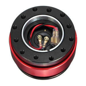 Universal Car Interior Parts Aluminum 6 Hole Car Quick Release Steering Wheel Snap Off Hub Adapter Boss Kit