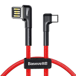 Baseus USB Type C Cable for Xiaomi Redmi Note 9s 8 Pro Quick Charge 3.0 USB C Cable Fast Charging for Samsung S20 Type C Cable