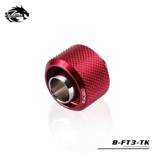 Planet Gates Red Use for Inside Diameter 10mm + Outside Diameter 16mm Pipes 3/8''ID + 5/8"OD Soft Tube Fitting Hand Connector Fitting G1/4