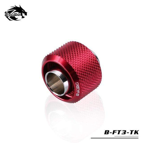 Planet Gates Red Use for Inside Diameter 10mm + Outside Diameter 16mm Pipes 3/8''ID + 5/8"OD Soft Tube Fitting Hand Connector Fitting G1/4