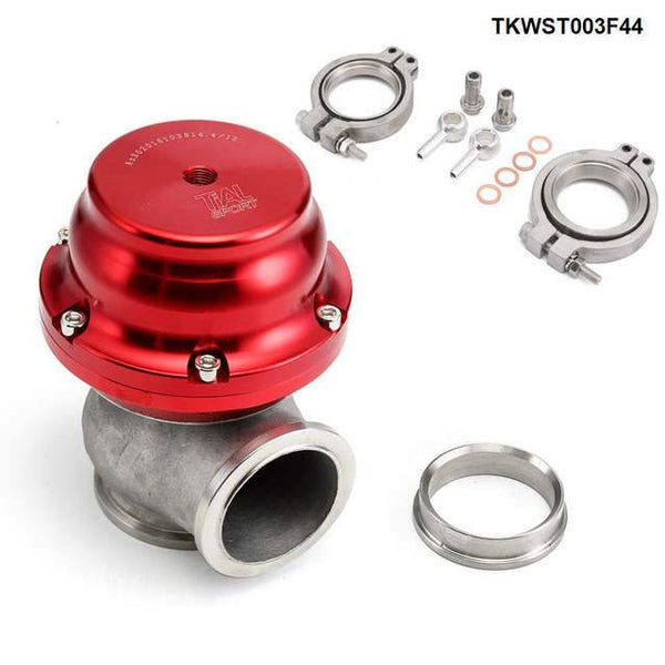 Planet Gates Red V44 MVR 44mm V Band External Wastegate Kit 24PSI Turbo Wastegate TKWST003F44