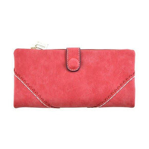 Planet Gates Red Wallet Luxury Brand Women Wallets Fashion Hasp PU Leather Wallet Female Purse Clutch Money Women Wallet Coin Purse zk30