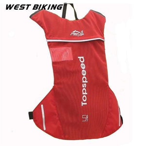 Planet Gates red Water Backpack Cycling Rucksack Backpack Outdoor Bicycle Bike Bag Hydration System Bike Backpack And 1.5L Water Bag
