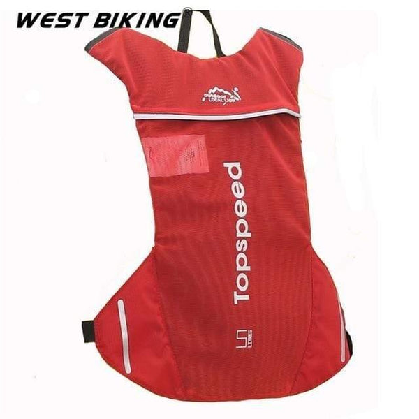 Planet Gates red Water Backpack Cycling Rucksack Backpack Outdoor Bicycle Bike Bag Hydration System Bike Backpack And 1.5L Water Bag
