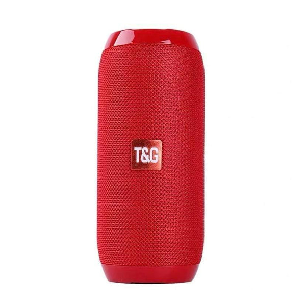 Planet Gates red Waterproof Bluetooth Speaker Portable Wireless Speakers Subwoofer Outdoor Loudspeaker Stereo Music Surround TF FM Radio With Mic