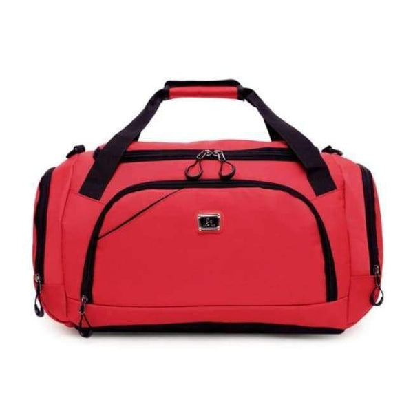 Planet Gates Red Waterproof Men Sports Gym Bag New Leisure Yoga Fitness Shoulder Bag Women Travel Handbag Training Portable Duffle Bags