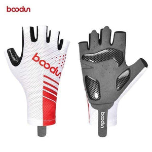 Planet Gates Red white / XL Men Women Road Bike Glove Cycling Gloves Half Finger Anti-slip Shockproof Gel Padded Bicycle Mittens Racing Gloves