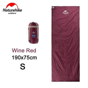 Planet Gates Red wine S Mini Ultralight Sleeping Bag Outdoor Camping Trip Travel Bag Hiking Camping Equipment Portable Cotton sleeping bag