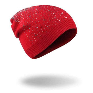 Planet Gates Red Winter Hats for Women Beanies Hip Hop Caps Slouch Warm Hat Unisex Turban Cap Solid Color Bonnet Hats Ladies Warm Skullies Hats