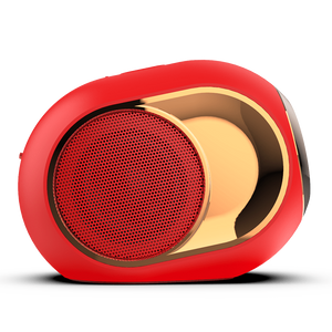Planet Gates Red Wireless TWS X6 Bluetooth Speaker Portable Outdoor Loudspeaker Intelligent Noise Reduction Subwoofer Support TF U Disk FM Radio