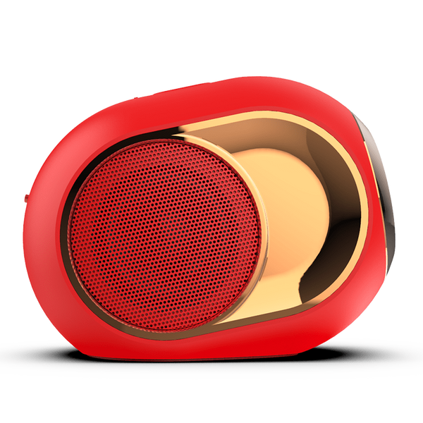 Planet Gates Red Wireless TWS X6 Bluetooth Speaker Portable Outdoor Loudspeaker Intelligent Noise Reduction Subwoofer Support TF U Disk FM Radio