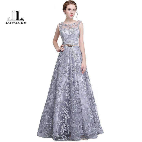 Planet Gates Red with Belt / 2 Elegant Evening Dress Long A Line See Though Back Formal Dresses Women Occasion Party Dresses with Belt 2018 New YS411