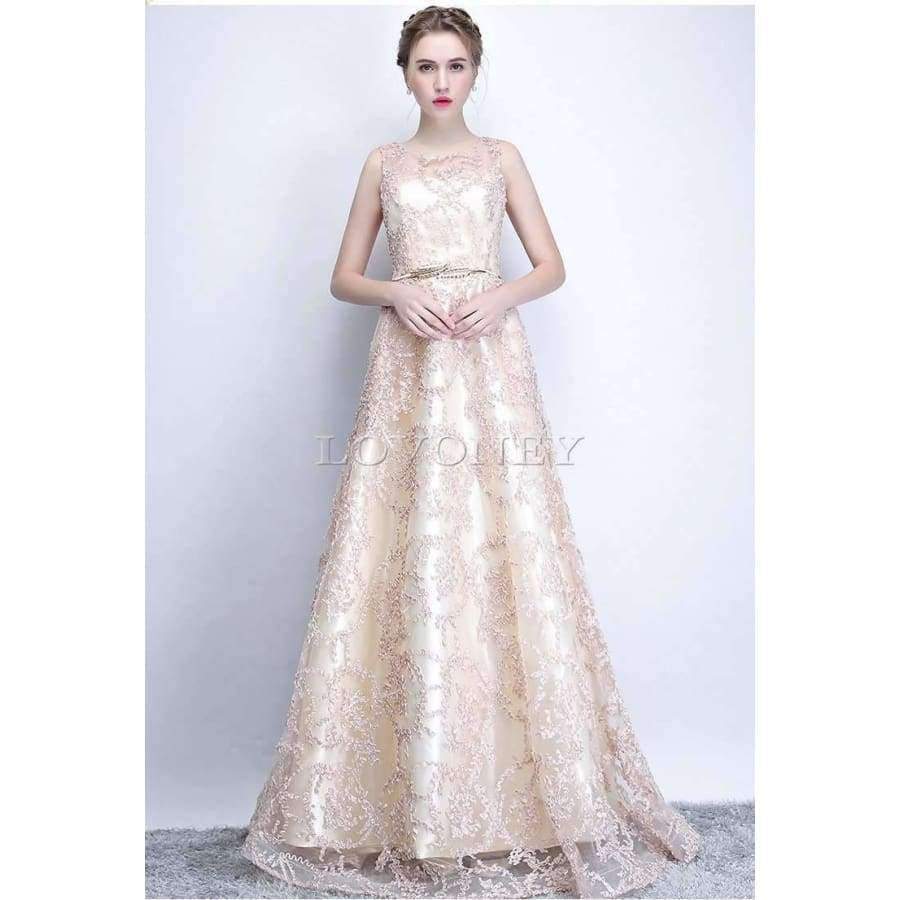 Planet Gates Red with Belt / 2 Elegant Evening Dress Long A Line See Though Back Formal Dresses Women Occasion Party Dresses with Belt 2018 New YS411