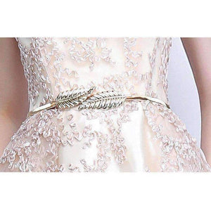 Planet Gates Red with Belt / 2 Elegant Evening Dress Long A Line See Though Back Formal Dresses Women Occasion Party Dresses with Belt 2018 New YS411