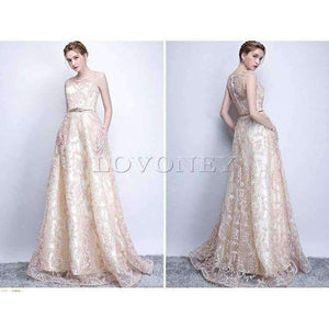 Planet Gates Red with Belt / 2 Elegant Evening Dress Long A Line See Though Back Formal Dresses Women Occasion Party Dresses with Belt 2018 New YS411