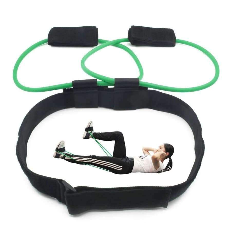 Planet Gates Red Women Booty Butt Resistance Band Pedal Exerciser Fitness Belt Build Lift Glutes & Lower Body Muscles Shape System 20-40lbs