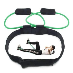 Planet Gates Red Women Booty Butt Resistance Band Pedal Exerciser Fitness Belt Build Lift Glutes & Lower Body Muscles Shape System 20-40lbs