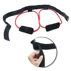 Planet Gates Red Women Booty Butt Resistance Band Pedal Exerciser Fitness Belt Build Lift Glutes & Lower Body Muscles Shape System 20-40lbs