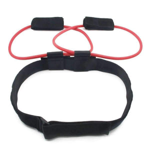 Planet Gates Red Women Booty Butt Resistance Band Pedal Exerciser Fitness Belt Build Lift Glutes & Lower Body Muscles Shape System 20-40lbs