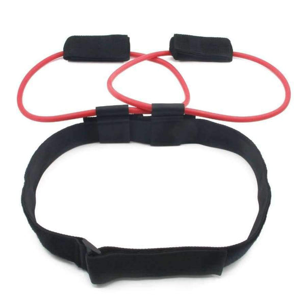 Planet Gates Red Women Booty Butt Resistance Band Pedal Exerciser Fitness Belt Build Lift Glutes & Lower Body Muscles Shape System 20-40lbs