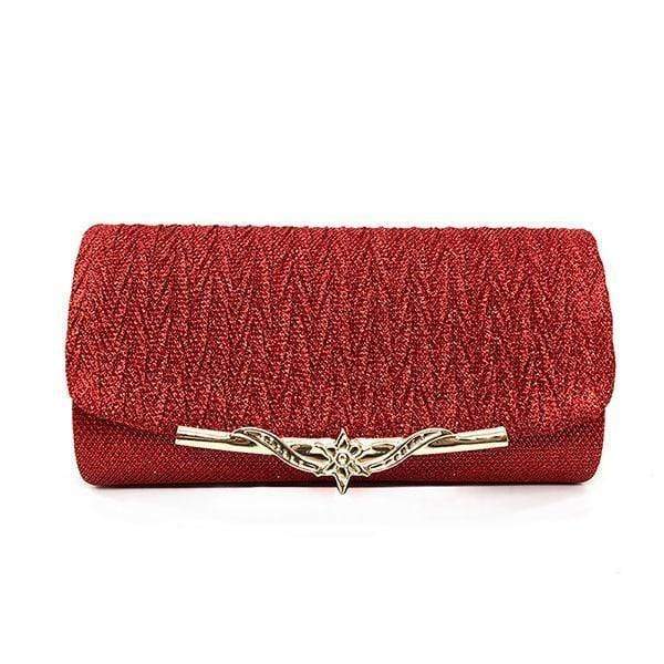 Planet Gates Red Women Evening Bag  Party Banquet Glitter Bag For Women Girls Wedding Clutches Handbag Chain Shoulder Bag Bolsas Mujer