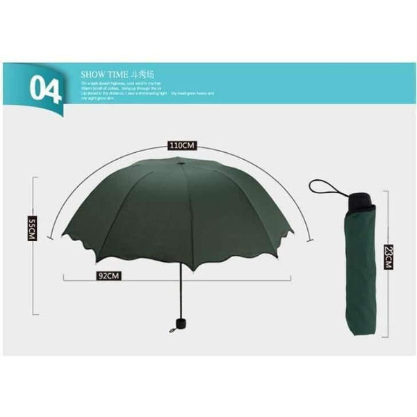 Planet Gates Red Women Rain Umbrella 4 Folding Female Umbrellas Handle Comfortable Strongly Brand Princess Craft 92CM Outdoor Travel