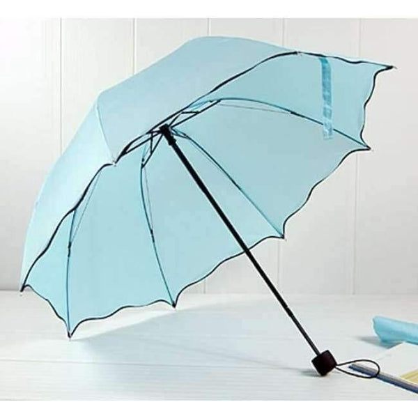 Planet Gates Red Women Rain Umbrella 4 Folding Female Umbrellas Handle Comfortable Strongly Brand Princess Craft 92CM Outdoor Travel