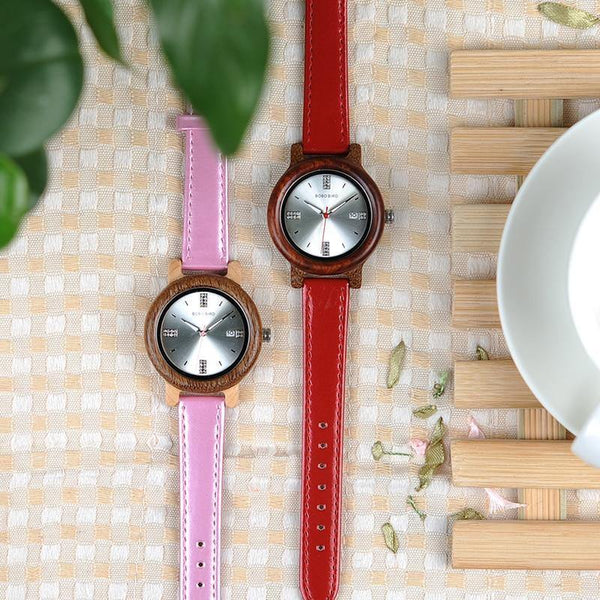 Planet Gates Red Women Watches Relogio Feminino Rhinestone Ladies Quartz Watch with Date Display a Great Gift for Girlfriend W-aP29