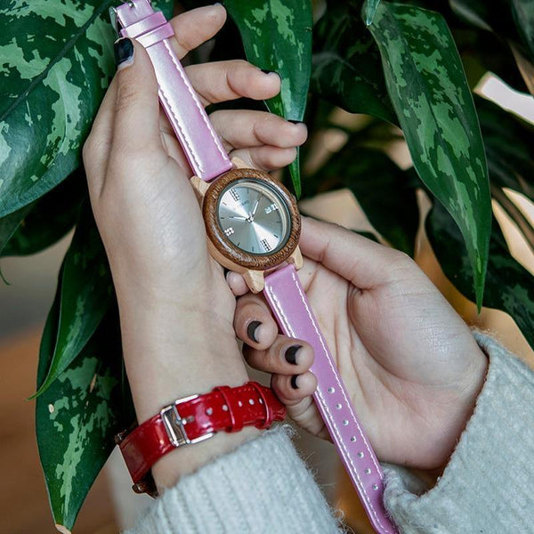 Planet Gates Red Women Watches Relogio Feminino Rhinestone Ladies Quartz Watch with Date Display a Great Gift for Girlfriend W-aP29