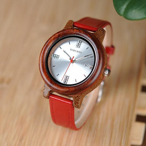 Planet Gates Red Women Watches Relogio Feminino Rhinestone Ladies Quartz Watch with Date Display a Great Gift for Girlfriend W-aP29