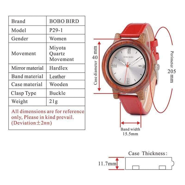 Planet Gates Red Women Watches Relogio Feminino Rhinestone Ladies Quartz Watch with Date Display a Great Gift for Girlfriend W-aP29