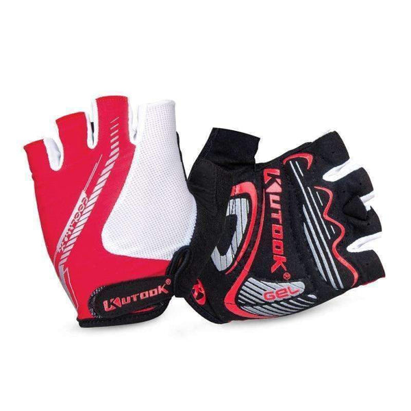 Planet Gates red XL Bodybuilding Half Finger Gloves Fitness Cycling Bike Bicycle Accessories Outdoor Sport High Elasticity Woman Man Gloves
