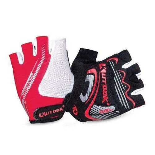 Planet Gates red XL Bodybuilding Half Finger Gloves Fitness Cycling Bike Bicycle Accessories Outdoor Sport High Elasticity Woman Man Gloves