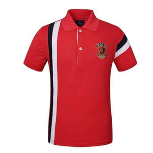 Planet Gates Red / XL Men's Golf Polo Shirt Sport Short sleeve Golf Turn-down Collar ropa de golf para hombre Sportswear Running T Shirt